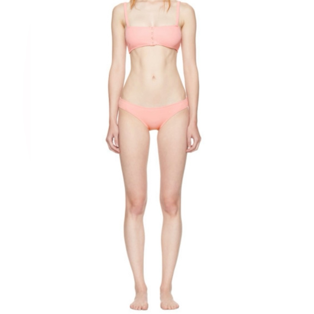 STAUD Light Pink bikini set